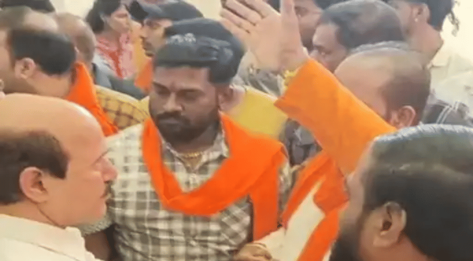 Indore news Bajrang Dal college Garba event