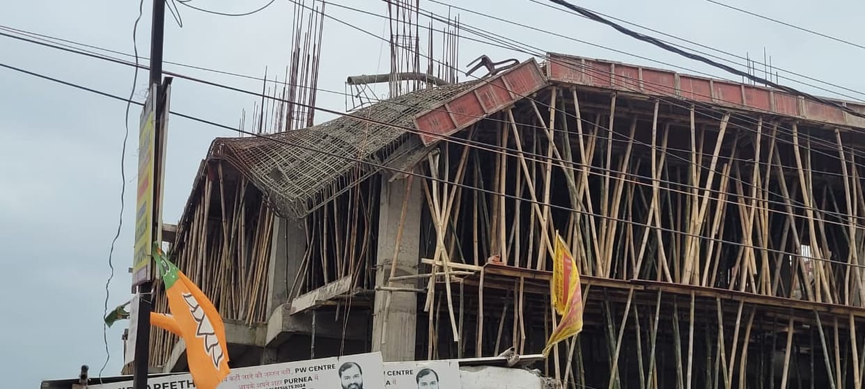 Bihar Accident: Roof of under-construction house collapses in Purnia, three labourers seriously injured