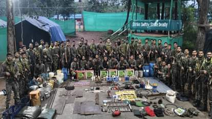 जंगल से बरामद हुआ नक्सलियों का जखीरा