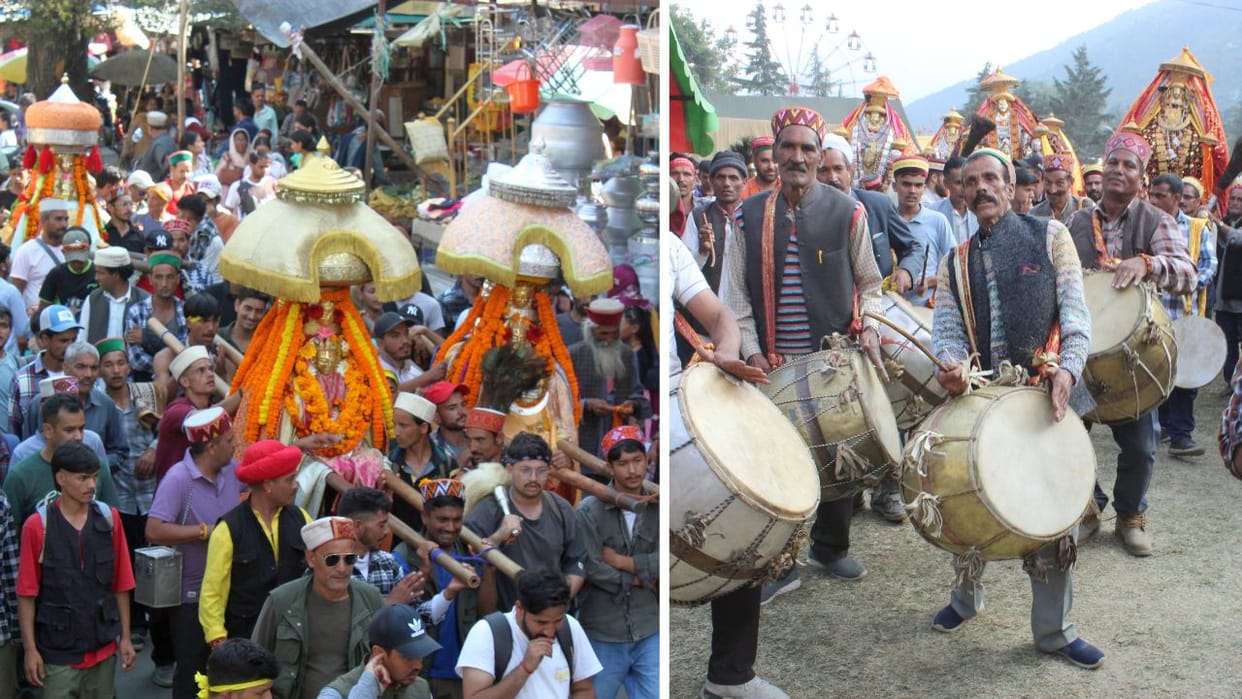 Kullu Dussehra 2025 International Kullu Dussehra begins today with Lord Raghunath Rath Yatra