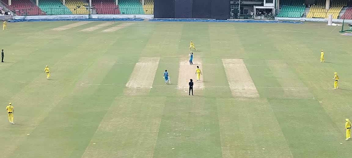 Kanpur Ind A Vs Aus A match started at Green Park Australia won the toss Indian batsmen made a great start