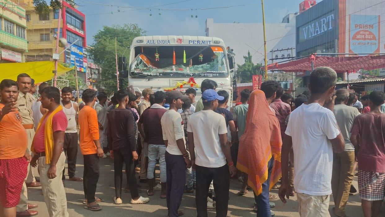Bihar Accident: Tragic accident in Bihta, a speeding truck crushed a child riding a bicycle news in hindi