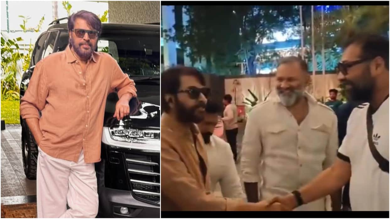 Mammootty Returns To Shoot After Long Break Reached Hyderabad And Meet With Anurag Kashyap Video Viral