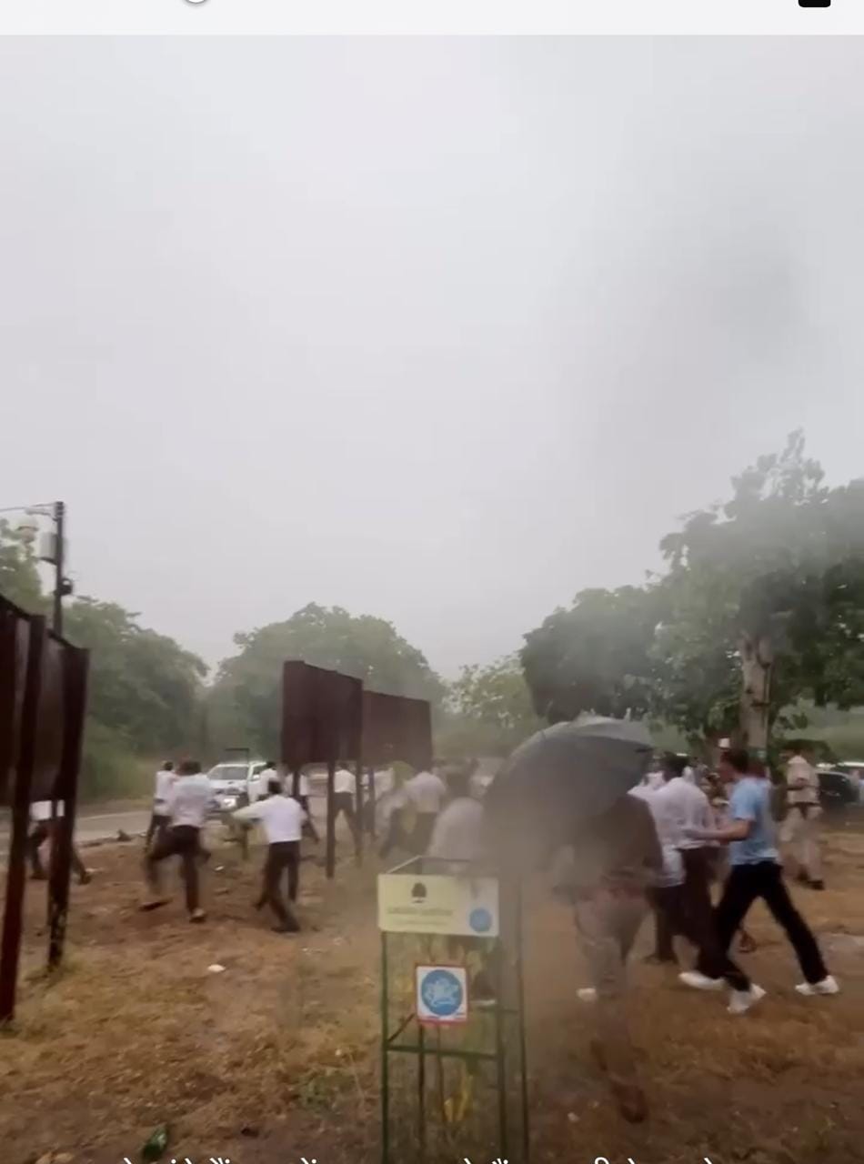 Political uproar after clash at RSS arms worship event in Rajasthan University