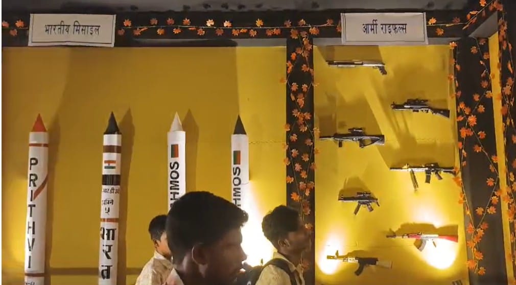 Bihar: Durga Puja pandal decorated on Operation Sindoor theme unique view of the bravery of the army was seen