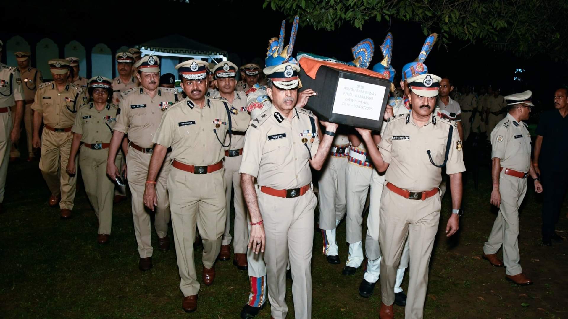 ASI Ramniwas Chaudhary was martyred when a grenade exploded during CRPF training in Neemuch.