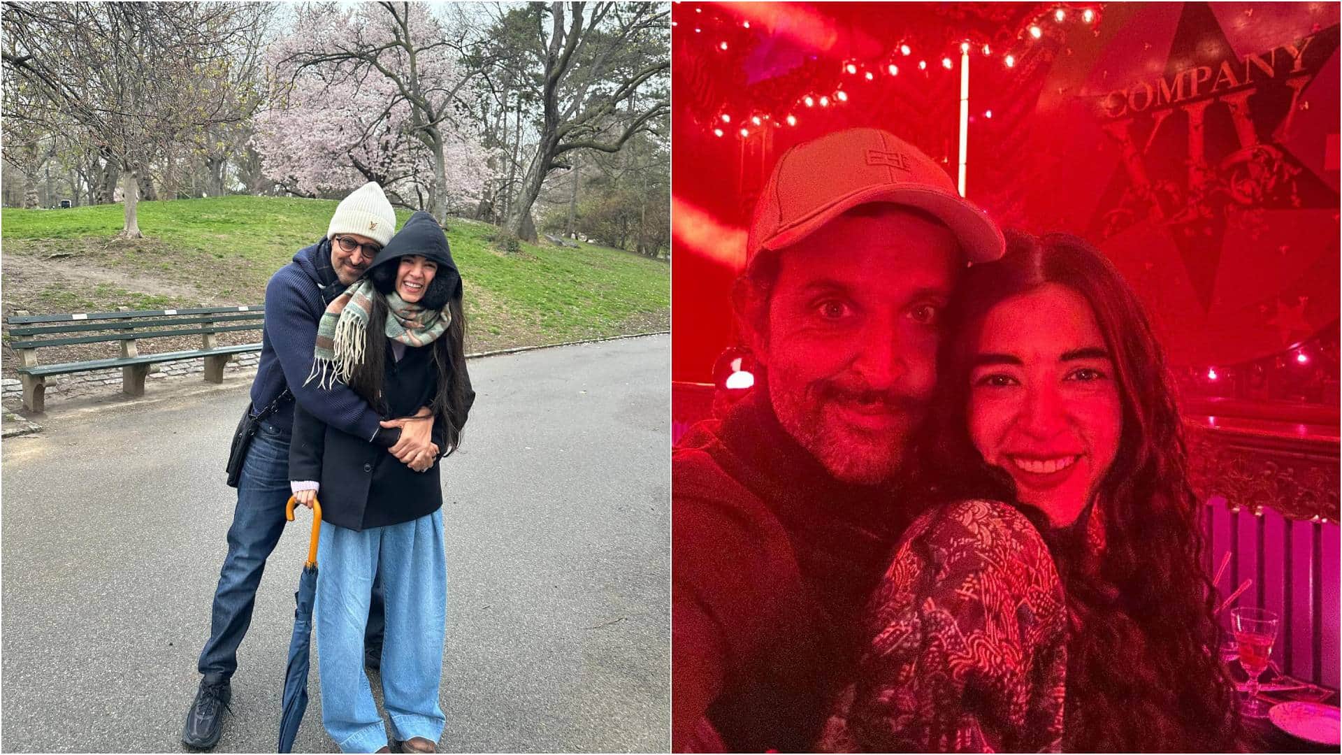 Hrithik Roshan Saba Azad celebrating four Years Of togetherness actor shares romantic photos with love Note