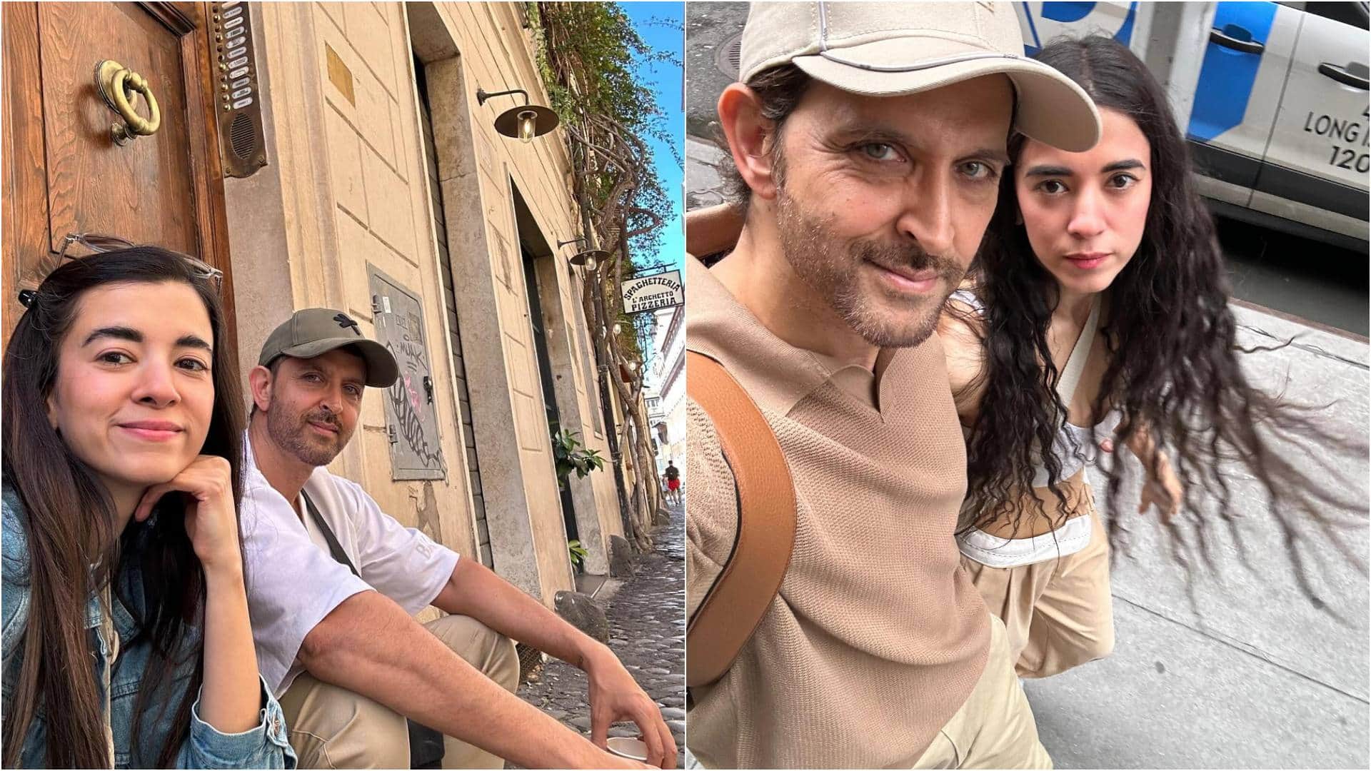 Hrithik Roshan Saba Azad celebrating four Years Of togetherness actor shares romantic photos with love Note