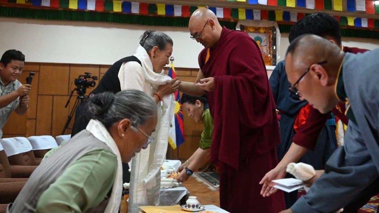Dharamshala Nangsa Chhodon and Tsering Yudon took charge