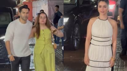 sanya malhotra varun dhawan maniesh paul sunny sanskari ki tulsi kumari screening