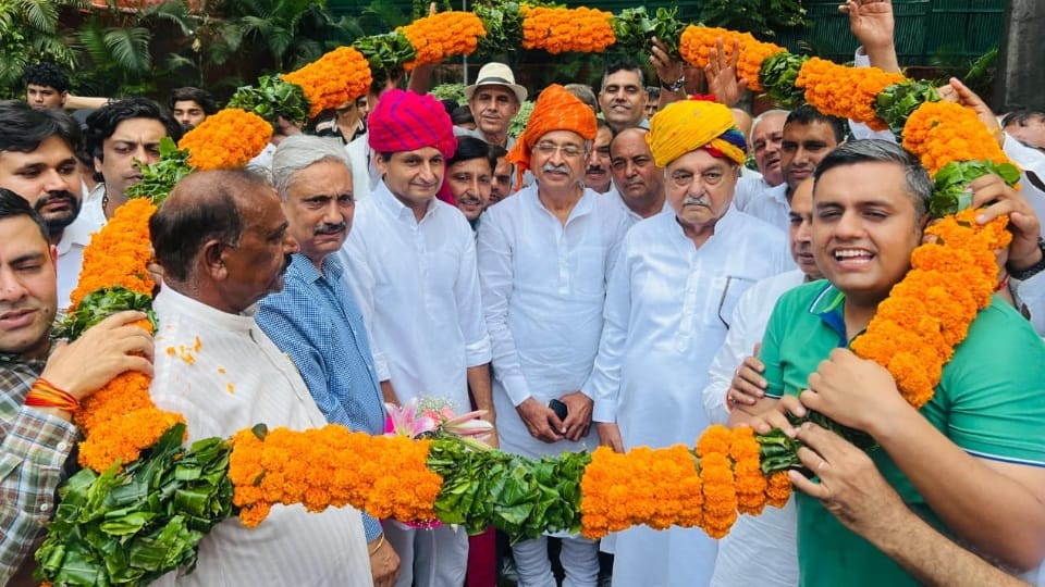 Congress newly state president Rao Narendra Singh swearing in ceremony on October 6 in Chandigarh