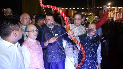 Bobby Deol Performs Ravana Vadh at Red Fort Grounds in luv kush raamlila