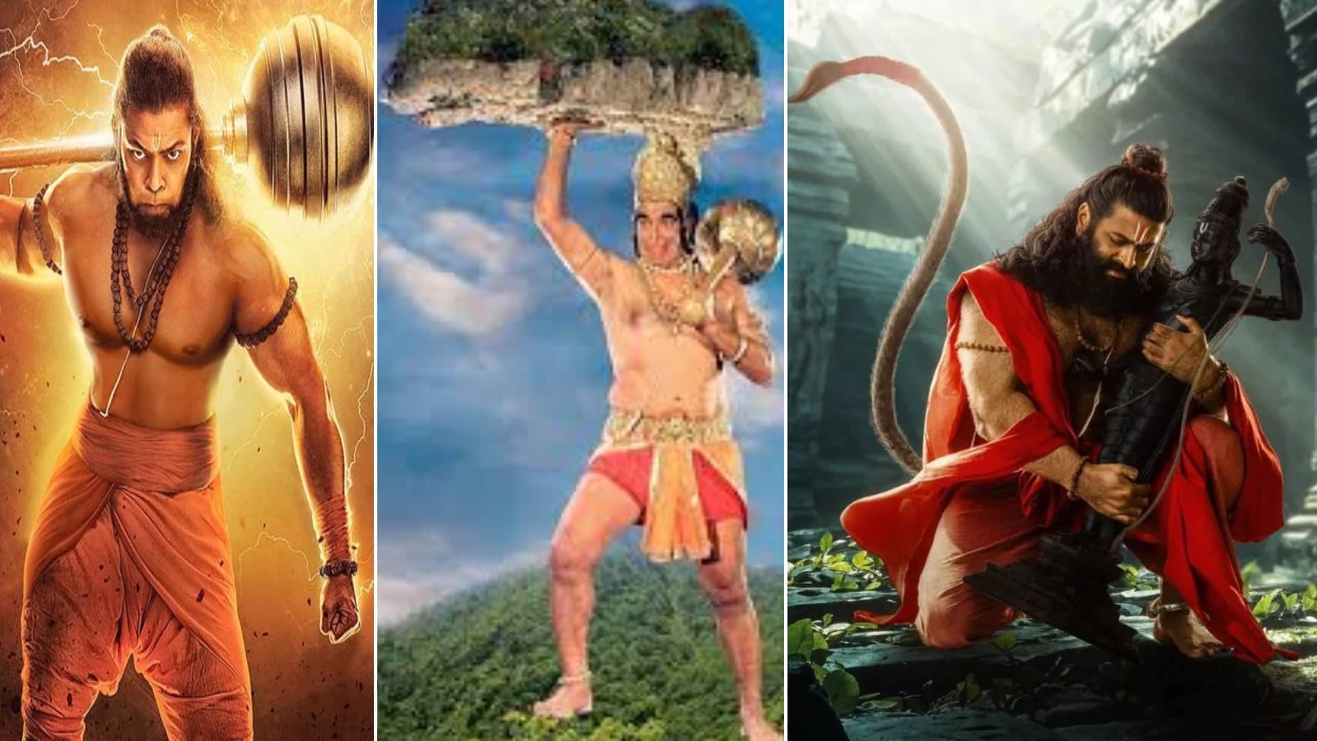 ramayan ram bhakt hanuman roles played by many actors sunny deol dara singh rishab shetty