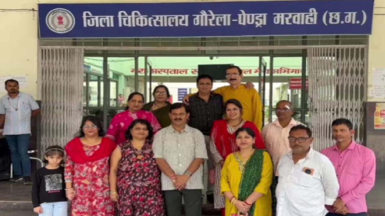 Newborn girls were honored as mothers in the hospital in Gaurela-Pendra-Marwahi