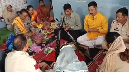 Bhatapara police worship weapons on Vijayadashami festival, reiterated their resolve to maintain law and order