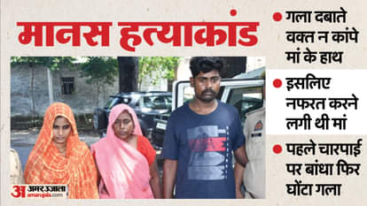 पुलिस की गिरफ्त में आरोपी