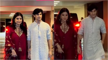 Arjun kapoor Maheep and other celebs attends Anshula Kapoor and Rohan Thakkar Engagement function photos Viral