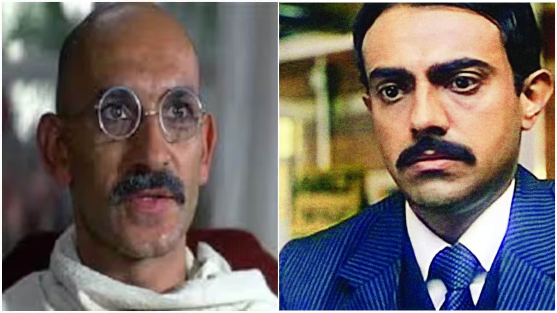 Actors who played mahatma gandhi role in films including anupam kher naseeruddin shah ben kingsley