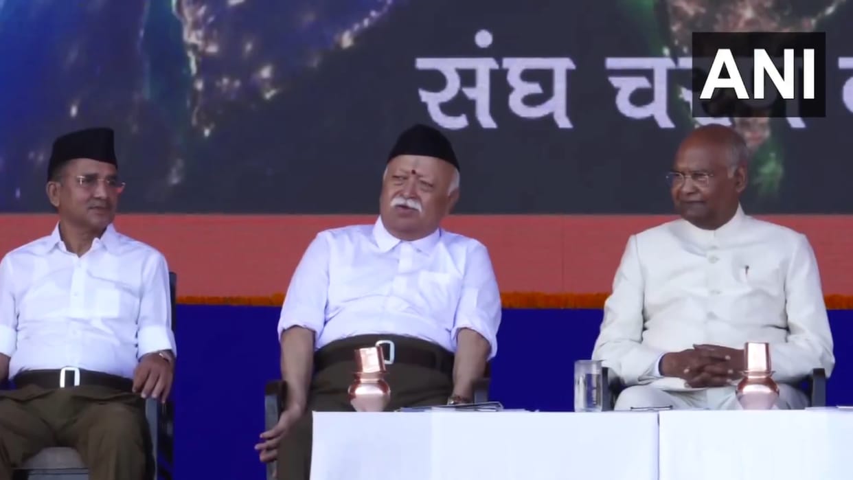 RSS 100 year Vijayadashami celebration today, former President Ram Nath Kovind reaches Nagpur