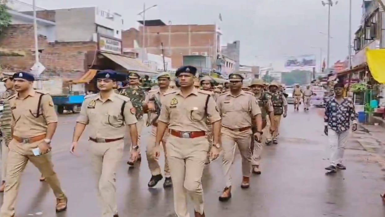 Police on alert during Friday prayers amid I Love Mohammad controversy, flag marches held at several places