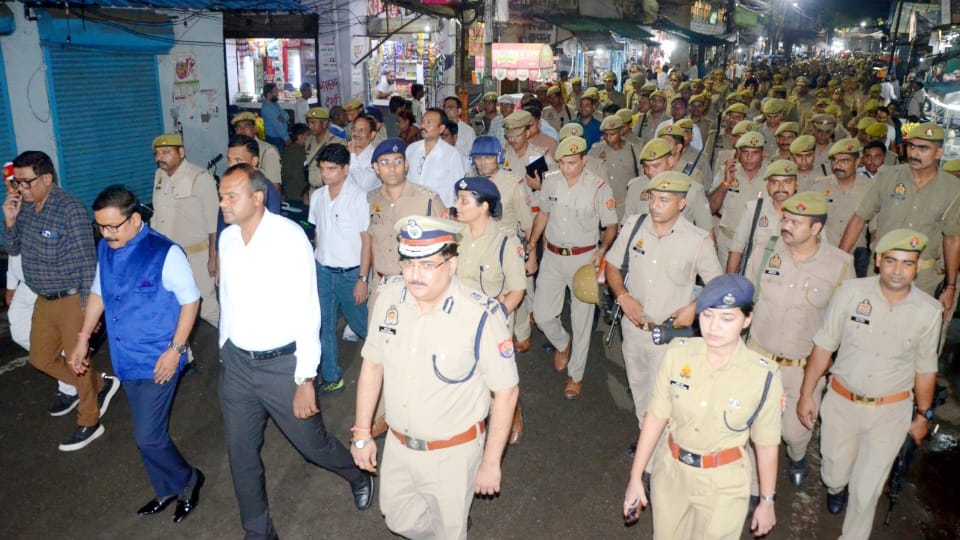 Bareilly violence Alert for Friday prayers Drones to search rooftops for stones 8500 police personnel deployed