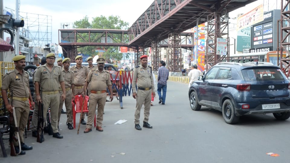 Bareilly violence Alert for Friday prayers Drones to search rooftops for stones 8500 police personnel deployed