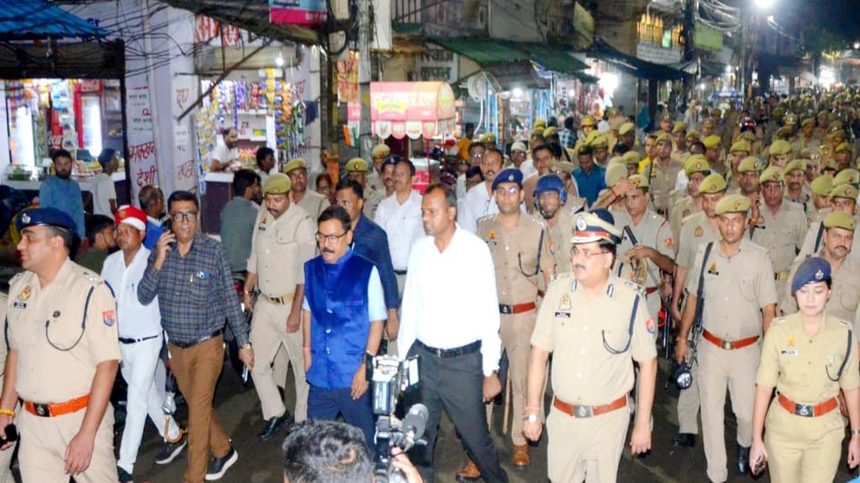 Bareilly violence Alert for Friday prayers Drones to search rooftops for stones 8500 police personnel deployed
