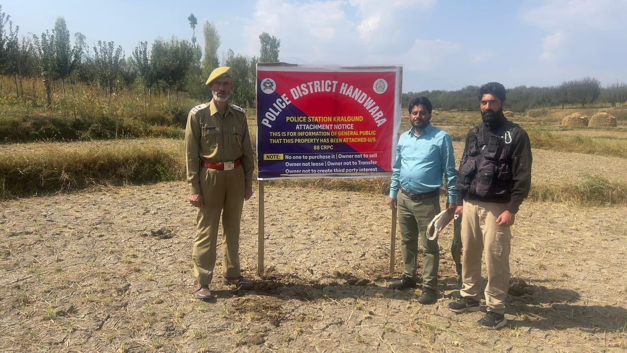 Terrorist handler's property attached in Kralgund
