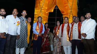 MLA Amar Agrawal extends greetings on Vijayadashami participated in Ravana Dahan programs across Bilaspur city