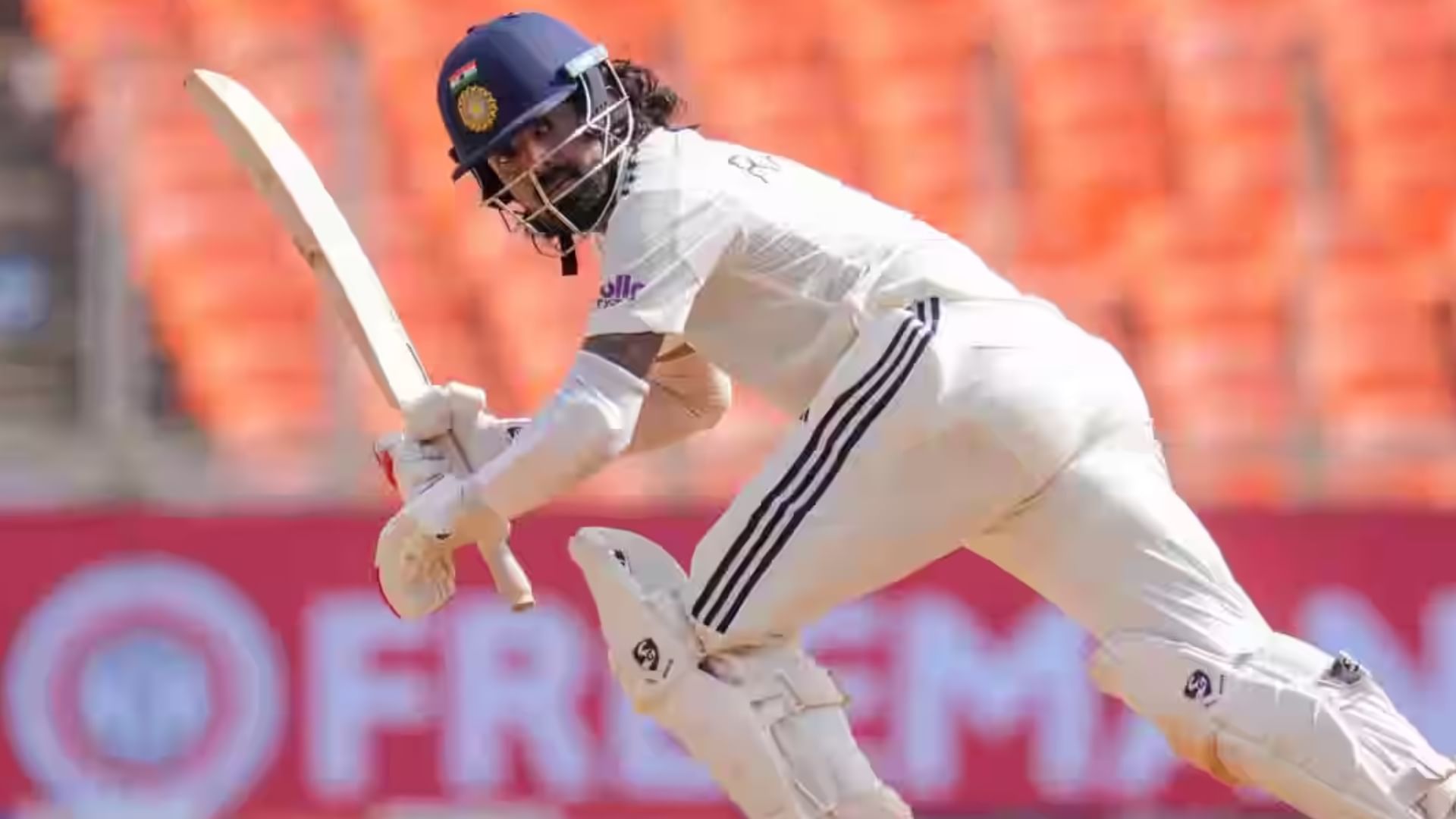 KL Rahul flaunted a new celebratory gesture after getting to the milestone against West Indies during 1st test