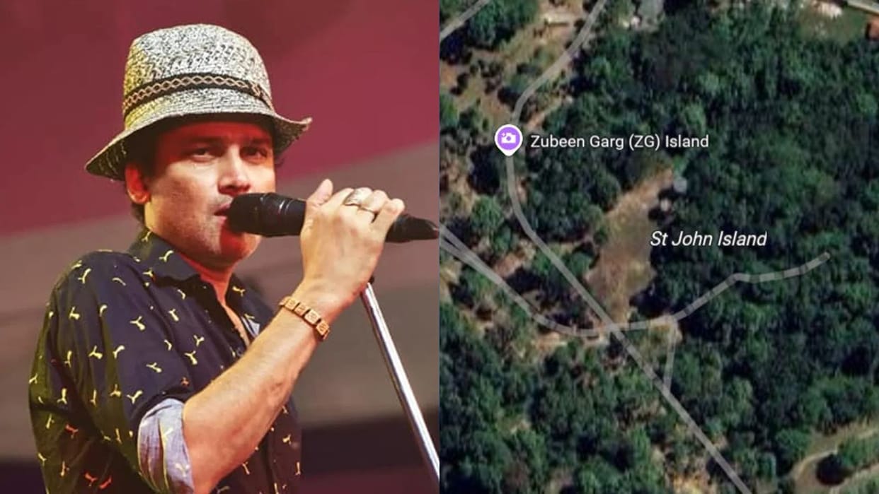 Singapore Island Renamed Zubeen Garg Island on Google Maps given a Heartfelt Tribute