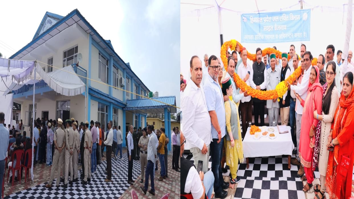 Baijnath: Deputy cm Mukesh Agnihotri inaugurated the office building of the Water Power Department.