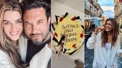 kriti sanon wrap up Cocktail 2 italy schedule share post photos