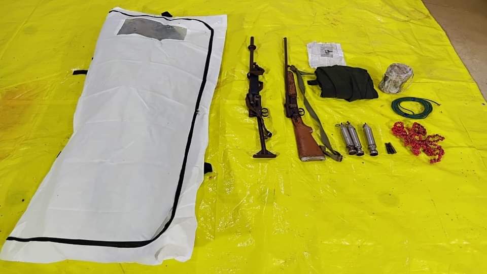 पांच लाख का इनामी नक्सली ढेर