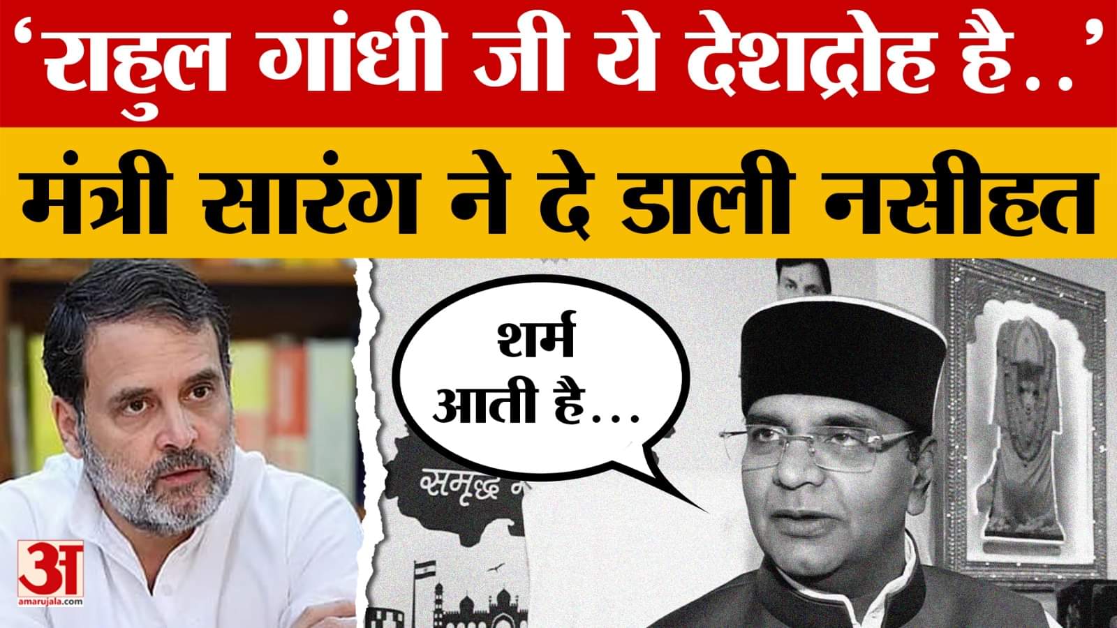 Rahul Gandhi Statement : आरएसएस-लोकतंत्र पर बोलकर फंसे राहुल गांधी, मंत्री विश्वास सारंग ने दे डाली