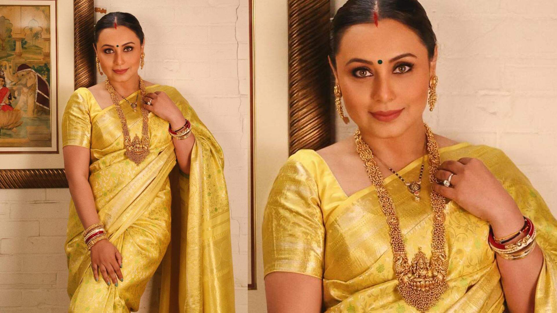 diwali fashion ideas Rani Mukerji latest saree look for diwali festival