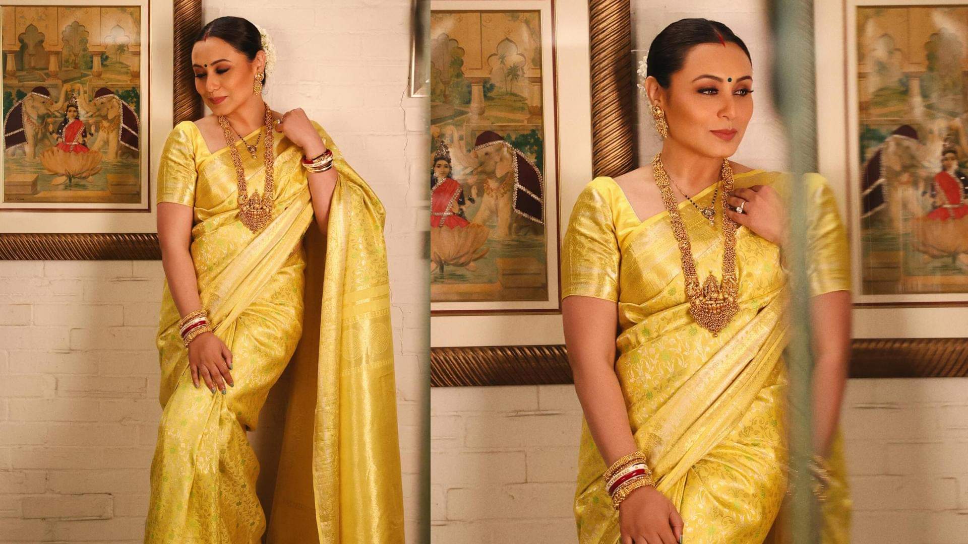 diwali fashion ideas Rani Mukerji latest saree look for diwali festival