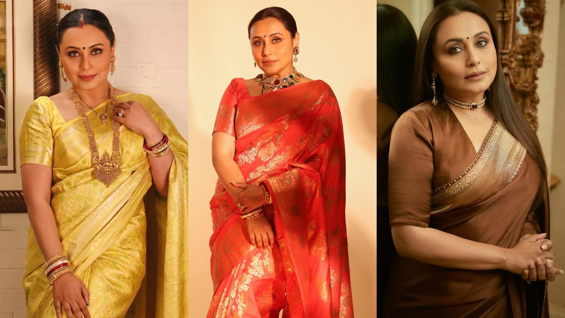diwali fashion ideas Rani Mukerji latest saree look for diwali festival