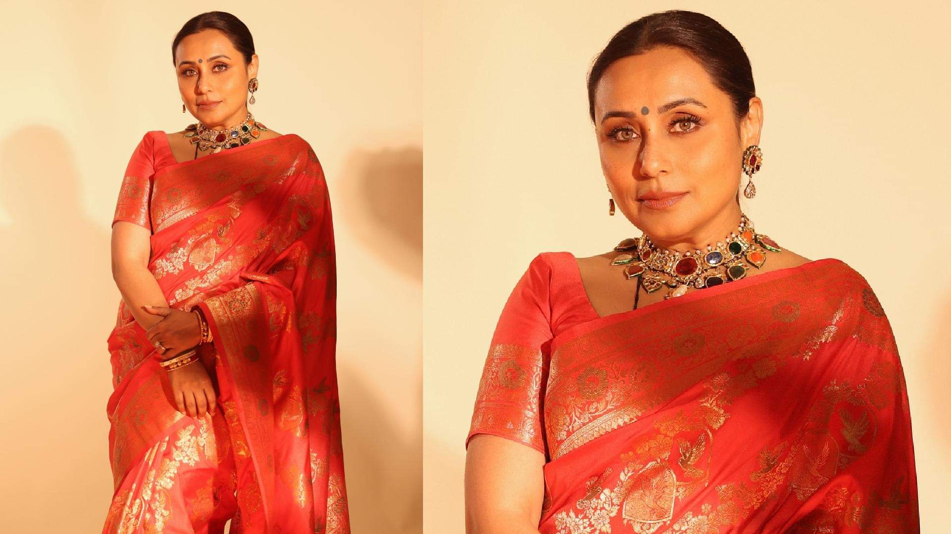 diwali fashion ideas Rani Mukerji latest saree look for diwali festival