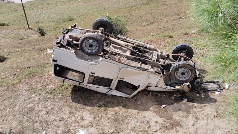 One person died after Max vehicle fell into a 50-meter ditch in Almora.