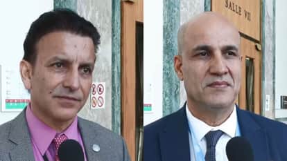 यूकेपीएनपी नेता नासिर अजीज खान और पश्तून राजनीतिक कार्यकर्ता फजल-उर-रहमान अफरीदी