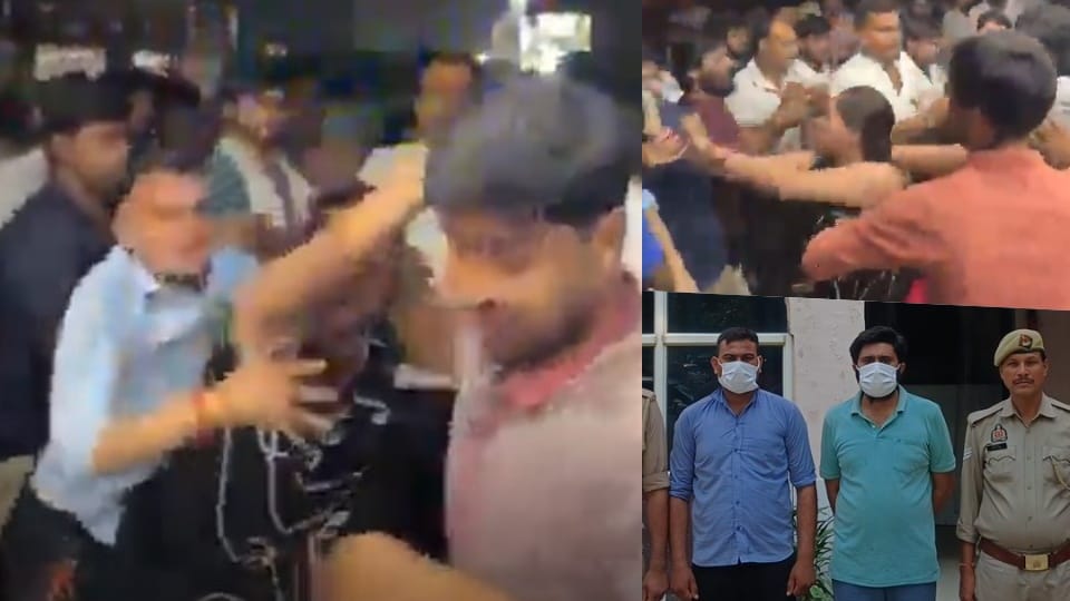 A fight broke out in a Greater Noida society over entry from the wrong side