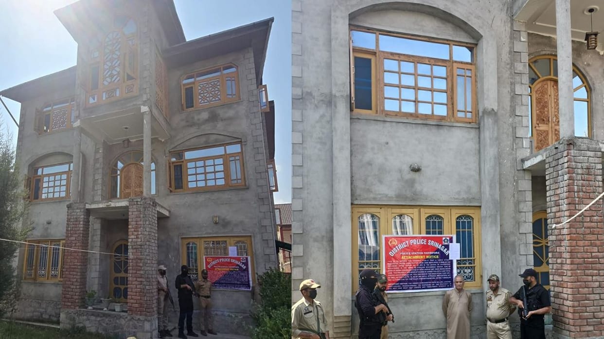 Srinagar Police Attaches Property Worth ₹2 Crore Belonging to Designated Terrorist