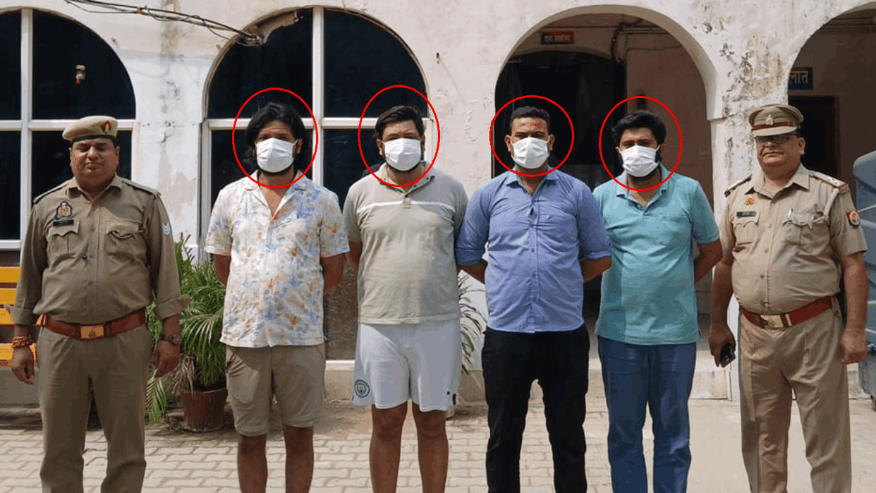 Four arrested after a fight at Amrapali Golf Homes Society