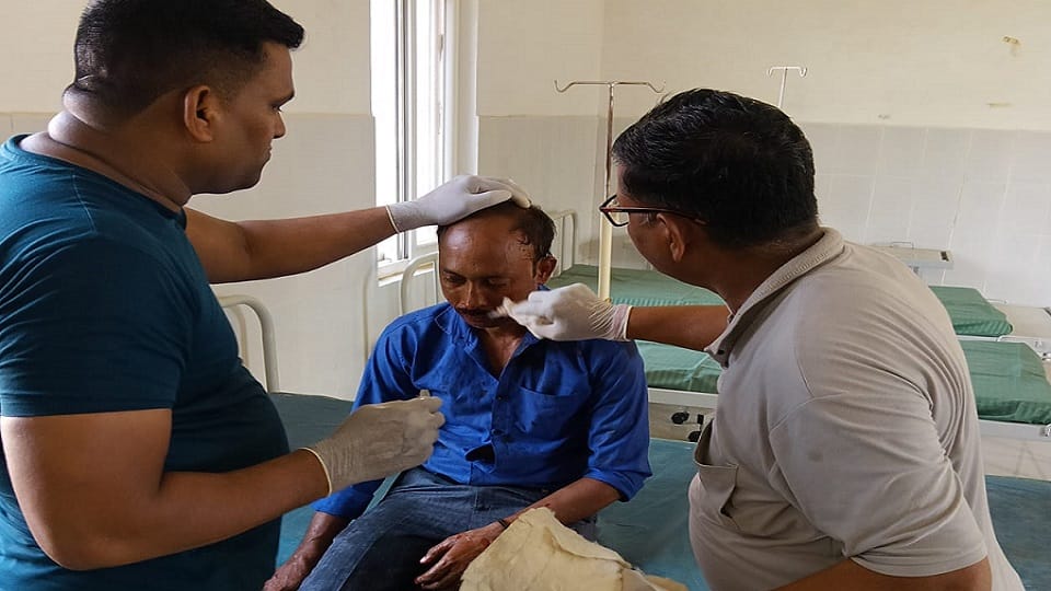 Five people, including jija sala injured in a road accident