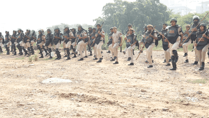 Delhi Police conducts anti-riot mock drill in North-East district ahead of festivals