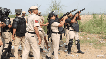 Delhi Police conducts anti-riot mock drill in North-East district ahead of festivals