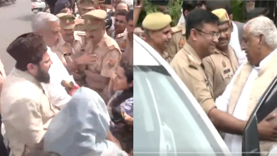UP: Police deployed outside Mata Prasad Pandey's house in Lucknow, SP delegation to leave for Bareilly today
