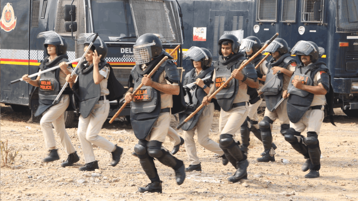 Delhi Police conducts anti-riot mock drill in North-East district ahead of festivals