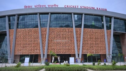Bihar Election: CM Nitish Kumar inaugurated the International Cricket Stadium in Rajgir